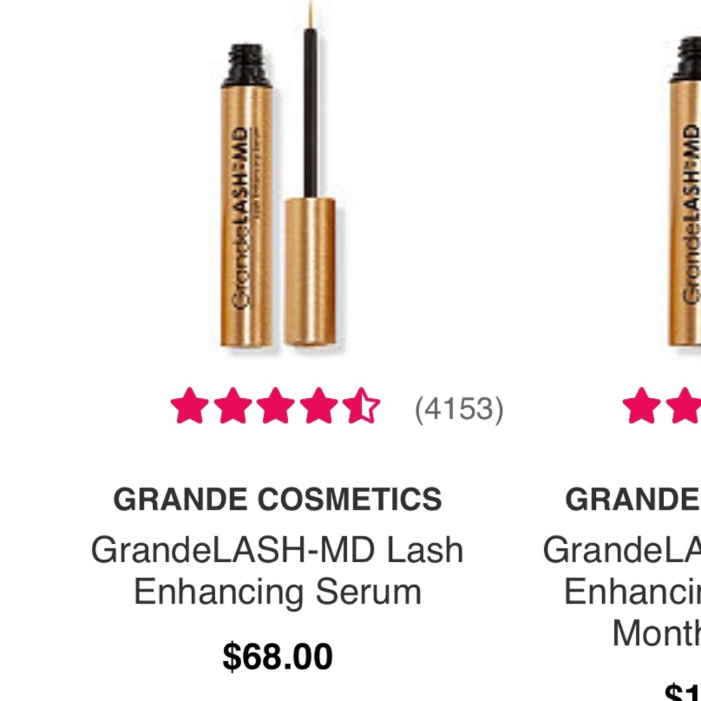 GrandeLASH-MD Lash Enhancing Serum brand new with seal 3 moth supply .07fl oz